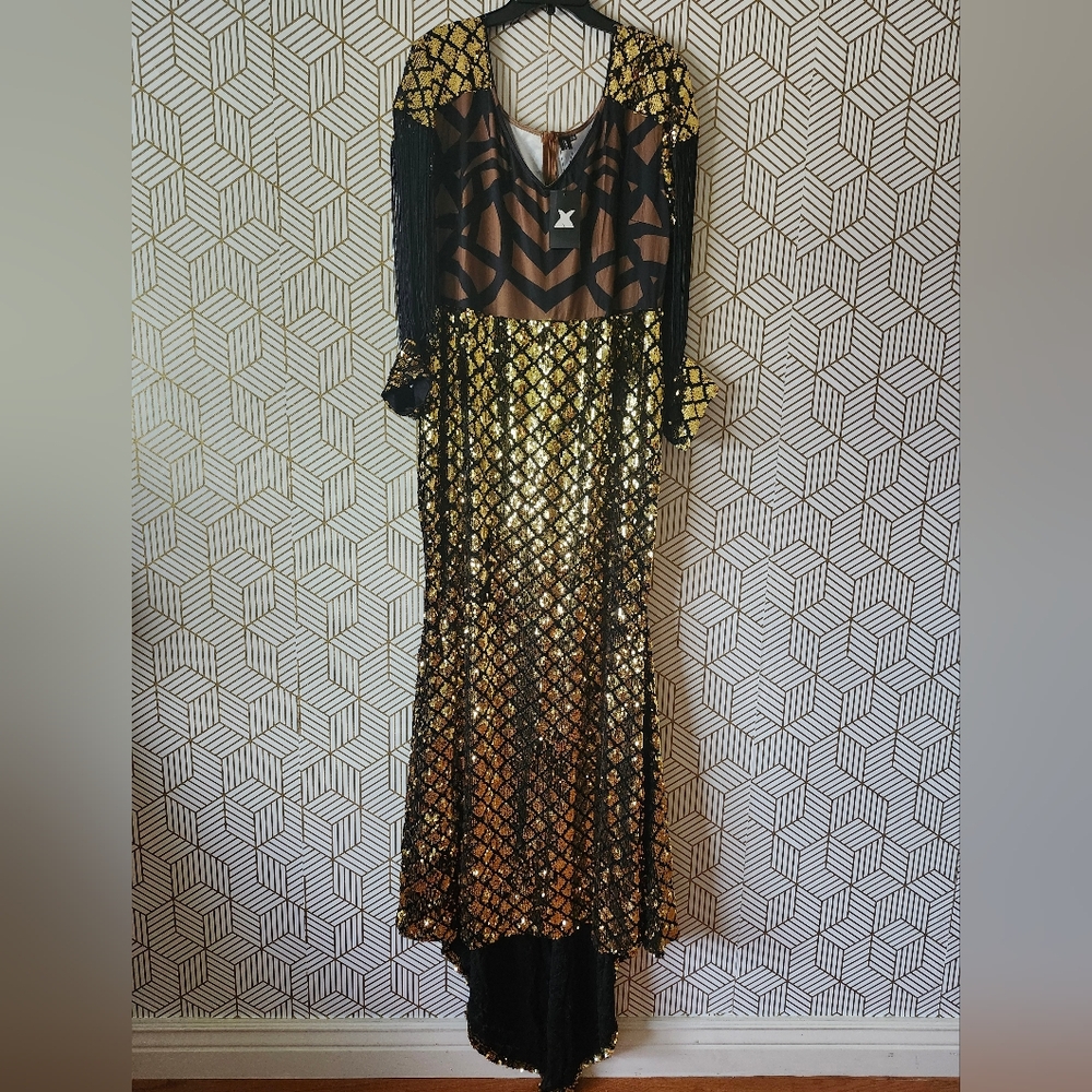 Plus size formal maxi dress